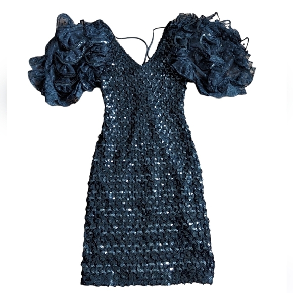 HP. Vintage LORIANN Cocktail Dress - Picture 16 of 16